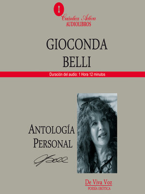 cover image of Antología personal Gioconda Belli